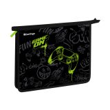 Папка для тетрадей 1 отделение, А5 Berlingo "Level up", 240*205*40мм, пластик, на молнии