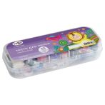 Тесто для лепки Гамма "Малыш", 16 брусков, 12 цветов, 400г, стек, пласт. пенал