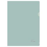 Папка-уголок СТАММ "Акцент" А4, 180мкм, пластик, непрозрачная, эвкалиптовая