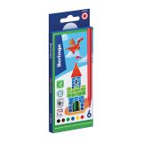 Фломастеры Berlingo "Замки", 06цв., смываемые, картон, европодвес