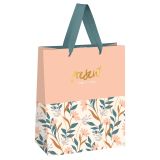 Пакет подарочный 26*32*12см MESHU "Beautiful twigs", фольга, матовая ламинация