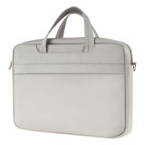 Сумка для ноутбука 15,6" Först "Statement", полиэстер, серый, противоударный слой, внешнее отделение