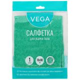 Салфетка для мытья пола Vega, микрофибра, 70*80см, индивид. упаковка