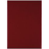 Папка адресная OfficeSpace, (без надписей), А4, бумвинил, бордовая, инд. упаковка