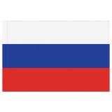 Флаг РФ 90*135см, пакет с европодвесом