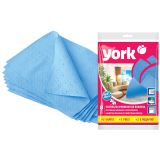 Салфетки для уборки York "Premium", сверхвлаговпитывающие, набор 8шт+2шт, 35*50см, синие