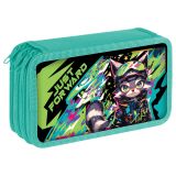 Пенал 3 отделения, 190*110 ArtSpace "Anime Cat", ламинированный картон