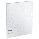 Папка c зажимом Berlingo "DoubleWhite" А4, 17мм, 1000мкм, белая, с внутр. карманом