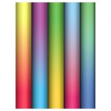 Упаковочная бумага глянц. 70*100см, MESHU "Яркий градиент", 80г/м2, ассорти 5 дизайнов