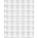 Лист для альбома OfficeSpace "Optima" на 35 монет 35*35, 120мкм