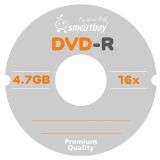 Диск DVD-R 4.7Gb Smart buy 16х Cake Box (25шт)