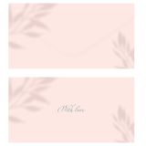 Конверт для денег MESHU "Персиковый", 85*164мм, soft-touch, фольга