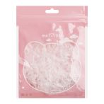 Резинки для волос MESHU, прозрачные, 300шт., диаметр 2см, европодвес