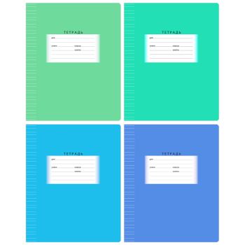 Тетрадь 12л., узкая линия BG 